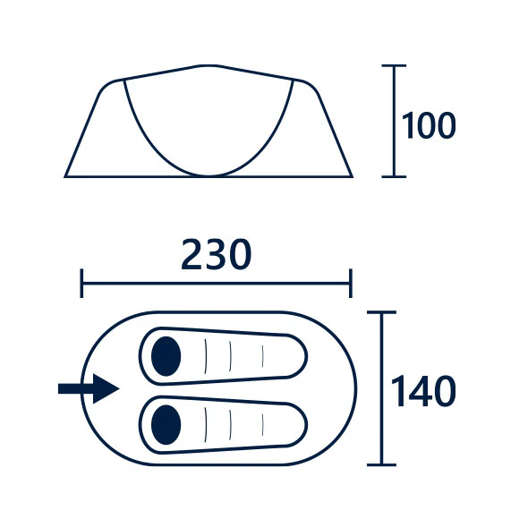 Fota 200 Pop Up Tent - Image 3